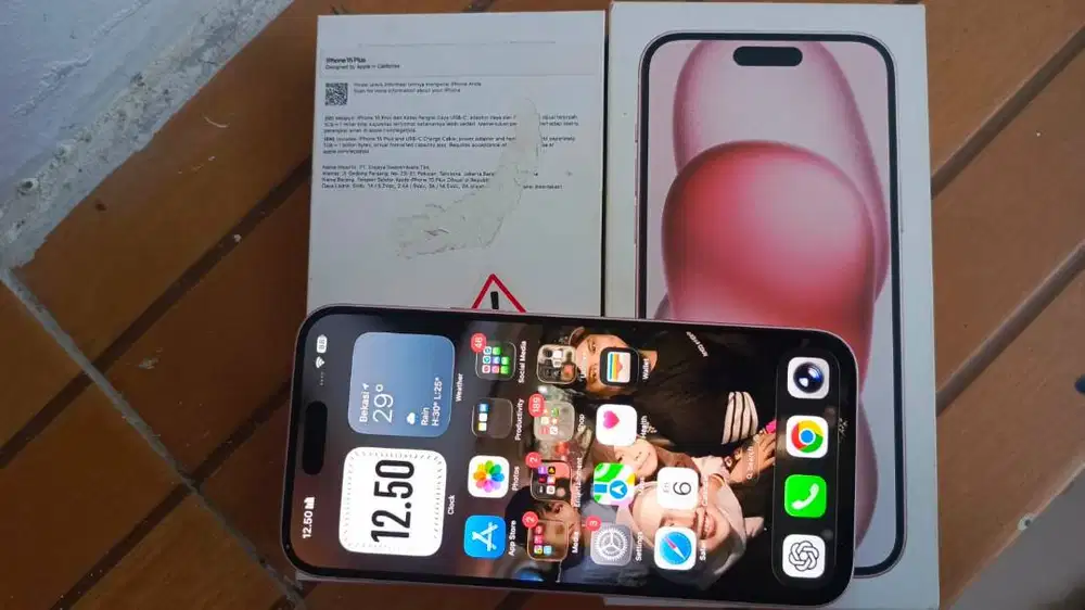 Iphone 15 Plus 128Gb ex iBox Pink