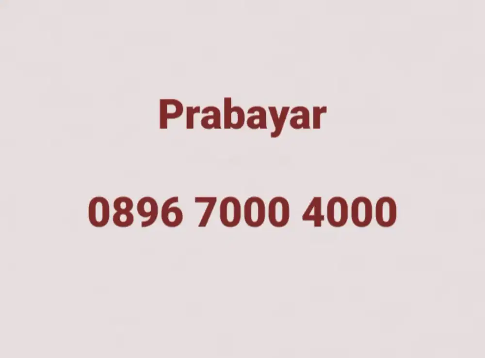 Nomor tri indosat prabayar double ribuan