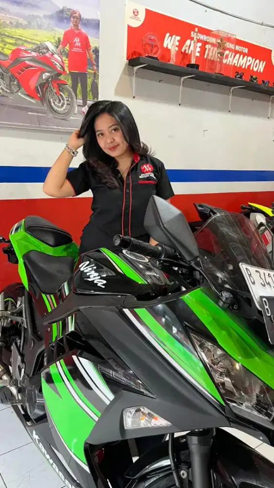 NINJA FI 250 CC HIJAU TH 2017, BERGARANSI
