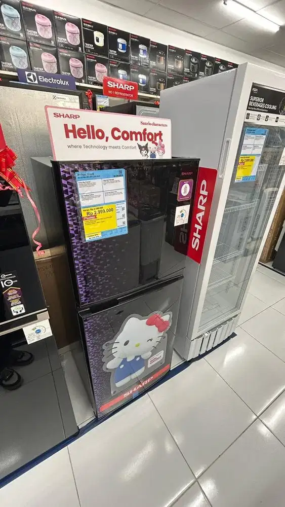 Cicilan kulkas sharp 187 L