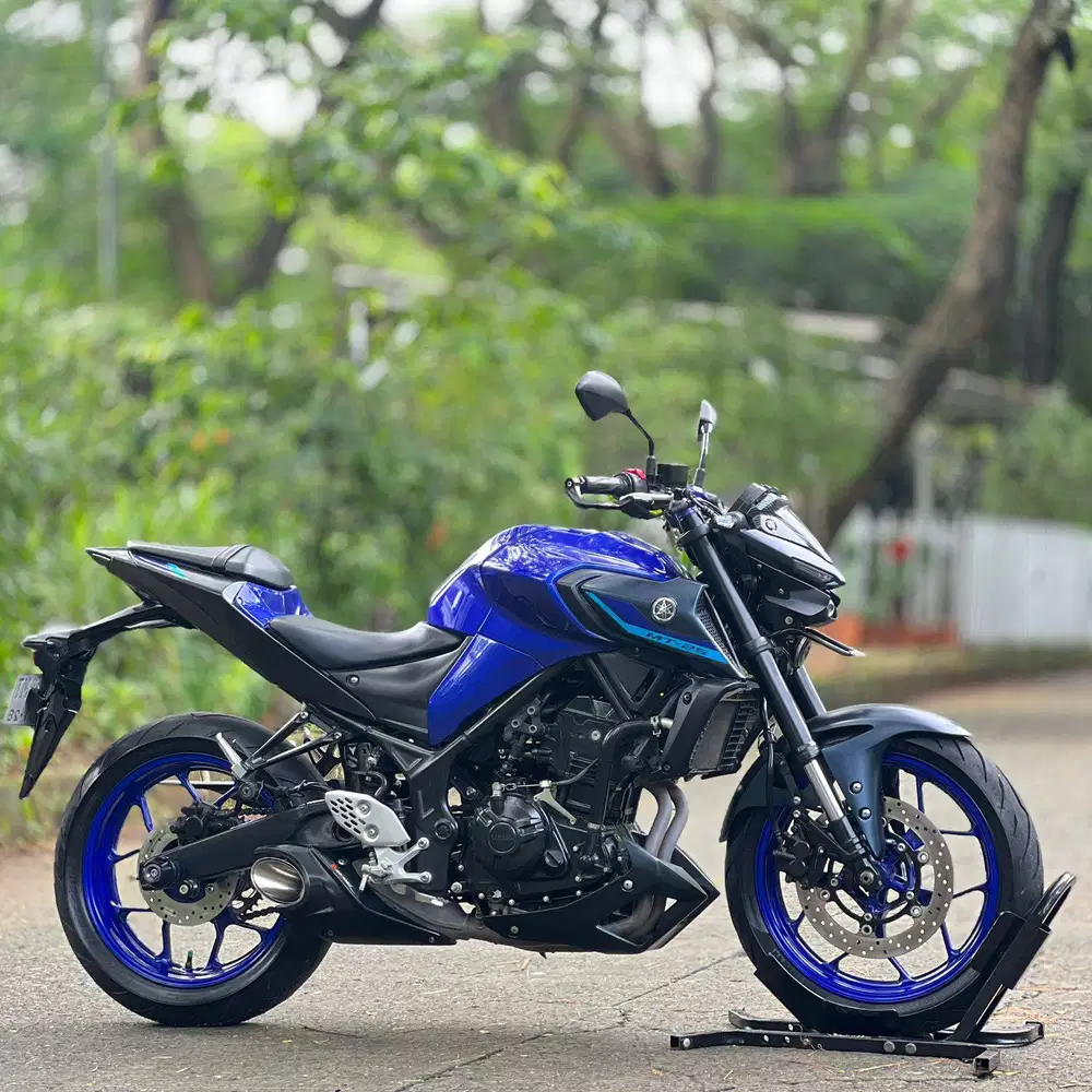 YAMAHA NEW MT25 2022 BIRU KM LOW PAJAK PANJANG GAS BRUTAL