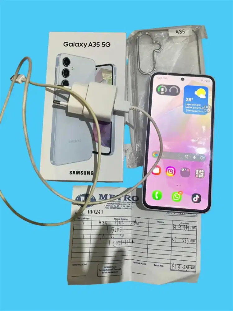 JUAL Samsung galaxy A35 5G 256GB