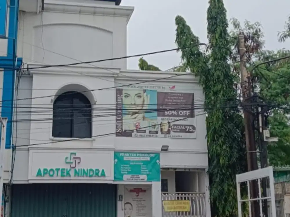 Dijual Cepat ruko 3 lantai siap pakai ex apotik dan praktek dokter di Pondok Ungu