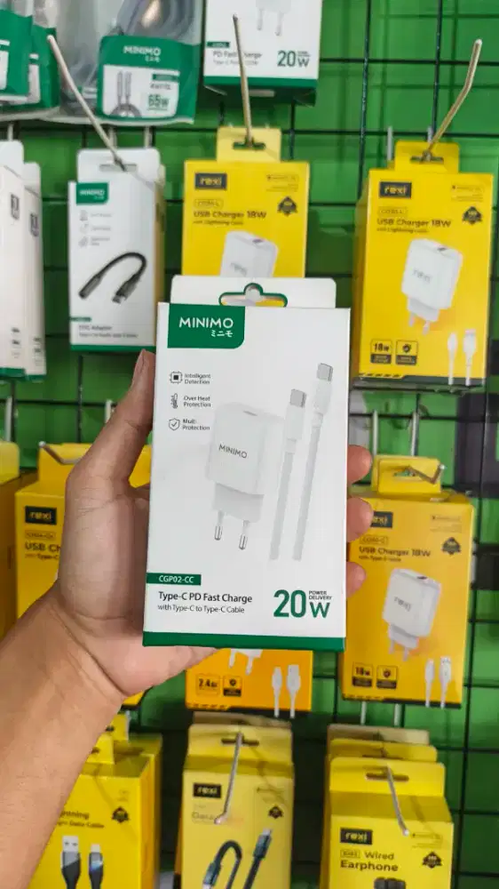 TRAVEL CHARGER TYPE C TO C MINIMO CGP02-CC