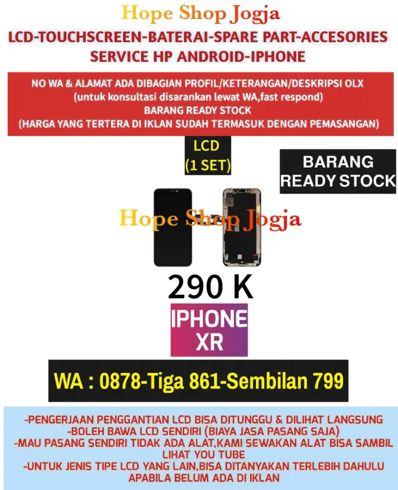 Baterai/LCD Iphone XR