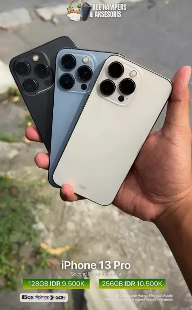 iPhone 13 pro second iBox tanpa DP