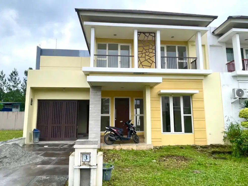 Sewa Tahunan Rumah 2 Lantai Cluster Elysia Suvarna Sutera (Kosongan)