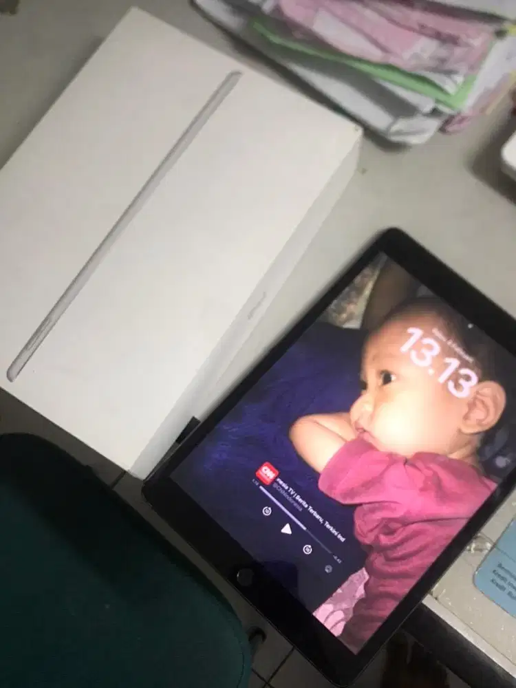 Jual cepat iPad 7 128gb wifi only, minus tidak bisa reset.