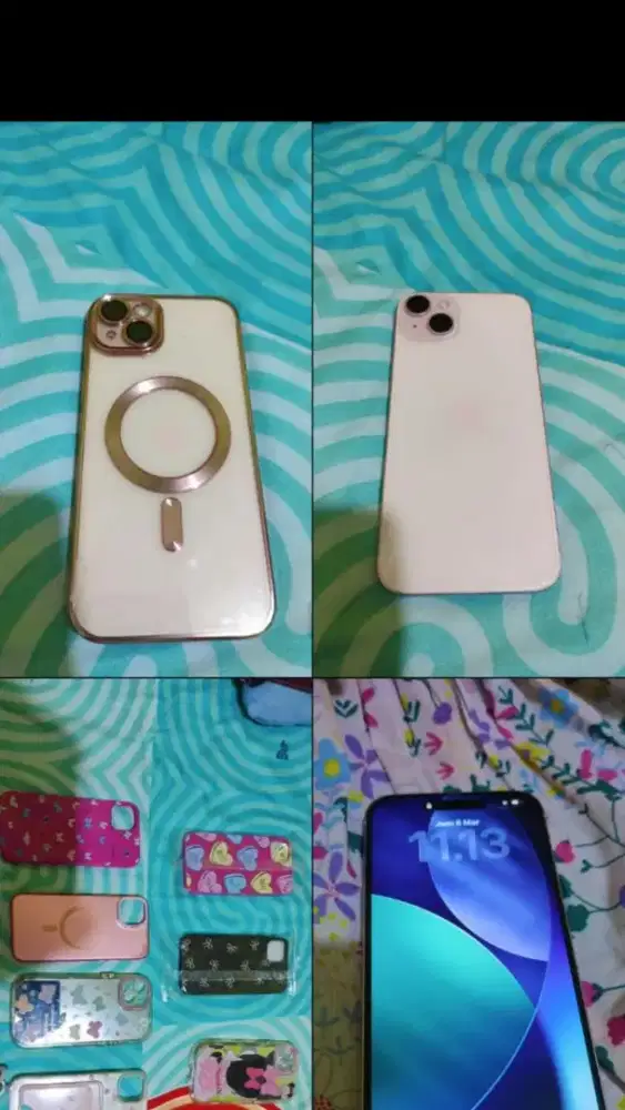 iPhone 15 Plus 128GB Pink - Mulus & Fullset (Banyak Bonus Case!)