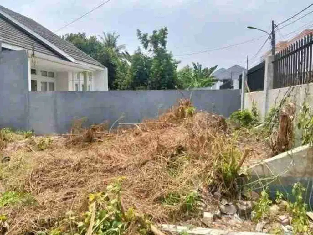 Dijual murah tanah kavling siap bangun 158 m di pangkalan jati jakarta timur
