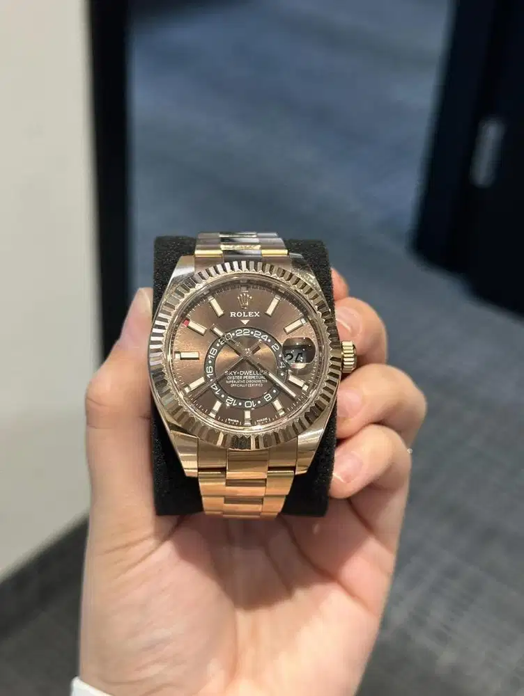 Rolex Skydweller Rosegold Choco Dial New