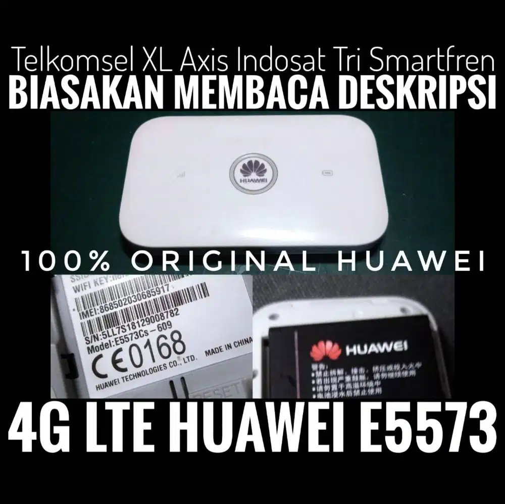 NEGO! ORIGINAL HUAWEI E5573Cs-609 100% 4G LTE Modem Mifi All Operator