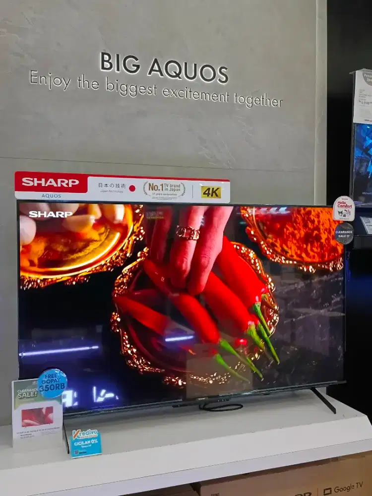 Kredit TV Qled Sharp 55 Inci Promo Bunga 0%