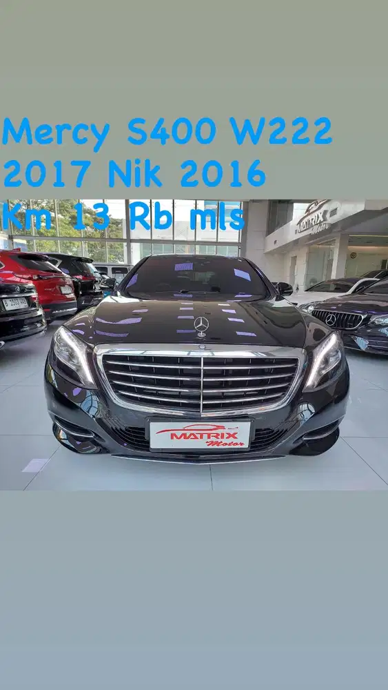 Mercy S400 Black on black 2017 Nik 2016