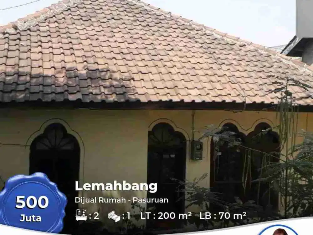 DIJUAL Rumah Usaha @Raya Surabaya-Malang, hitung harga Tanah