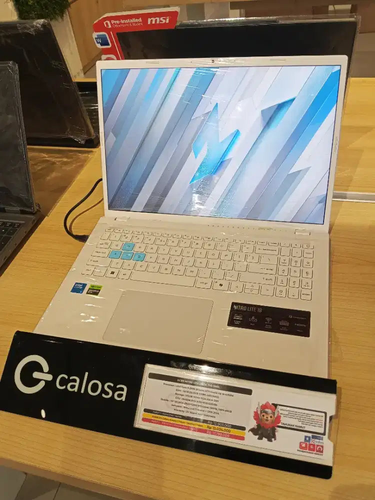 Laptop PC Asus Acer Putih Baru