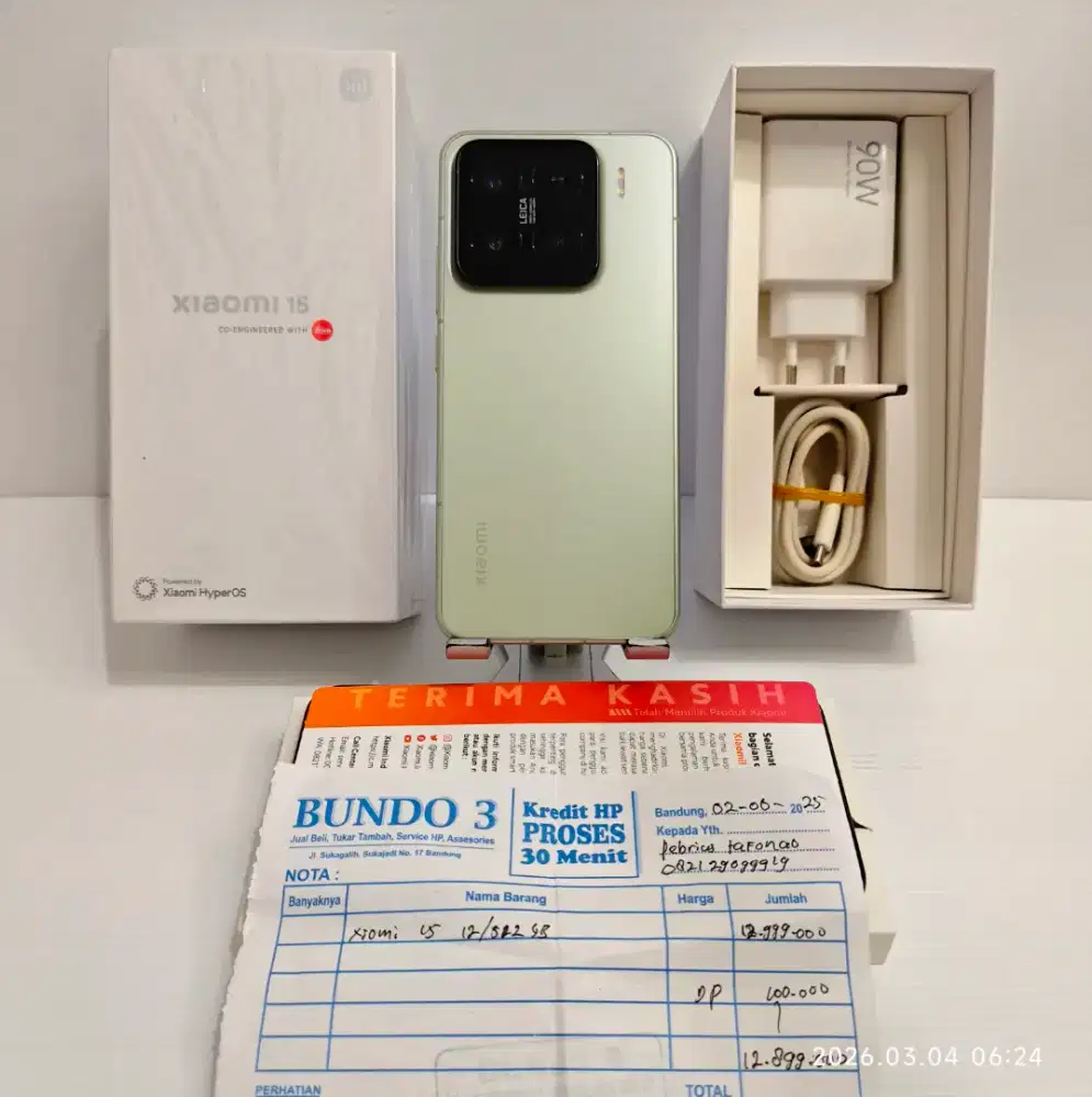 Xiaomi Mi15 5G 12/512 Gb Likenew 99% Resmi On Juni 27  bisa TT/BT