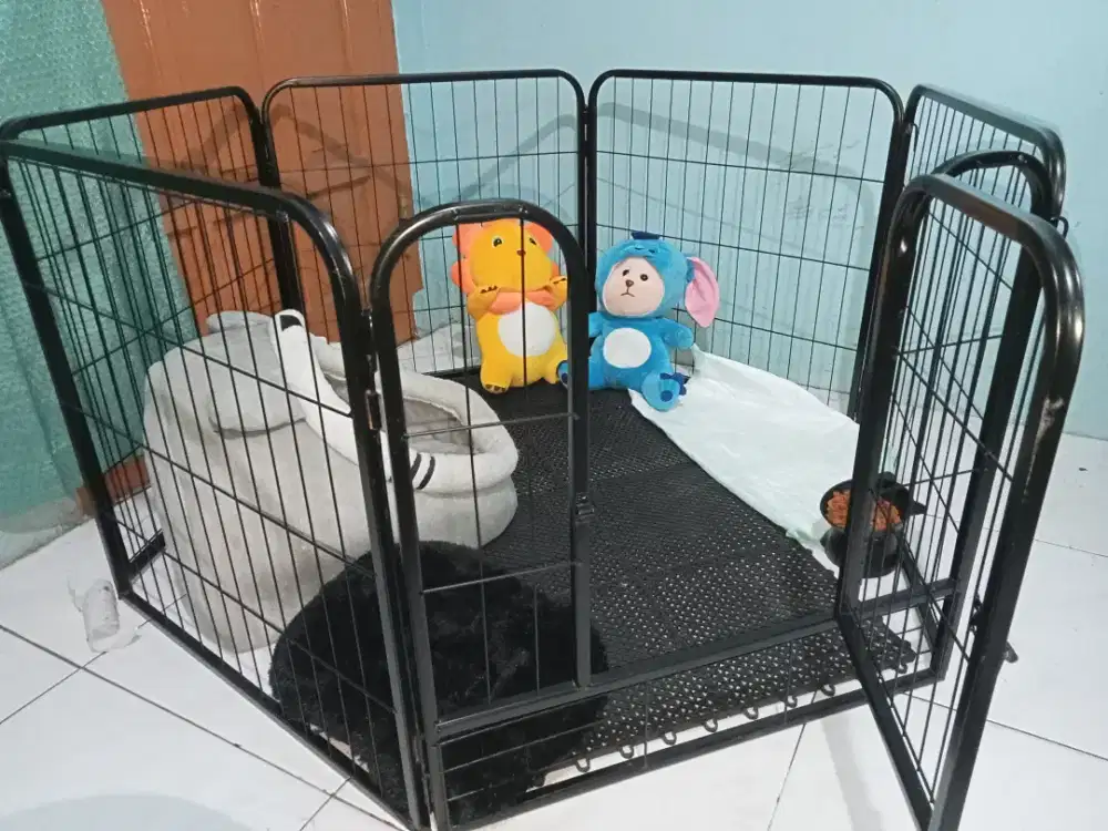 KANDANG BESI &  PET WATER DISPENSER