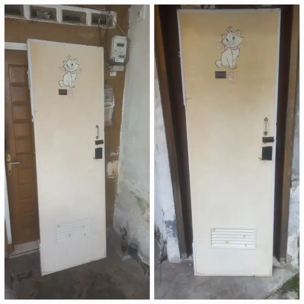 Pintu simple Gudang Toilet Kebun