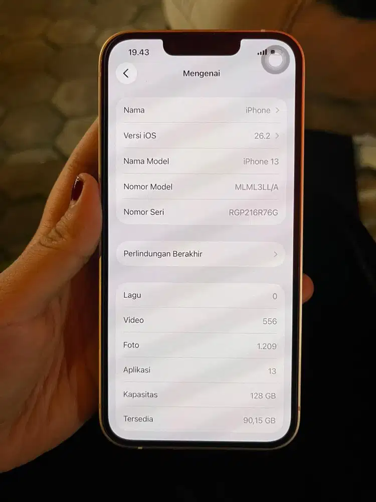 Iphone 13 inter kapasitas 128