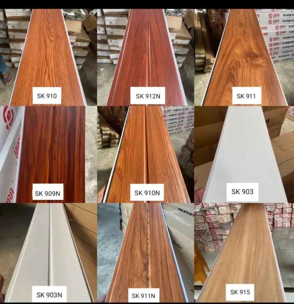 Menjual plafon pvc dan berbagai interion lain nya