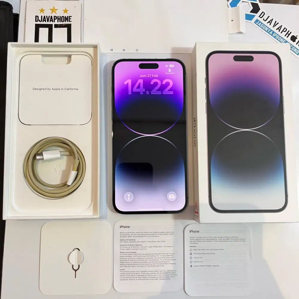iPhone 14 Pro Max Deep Purple 128GB Ex iBox Resmi