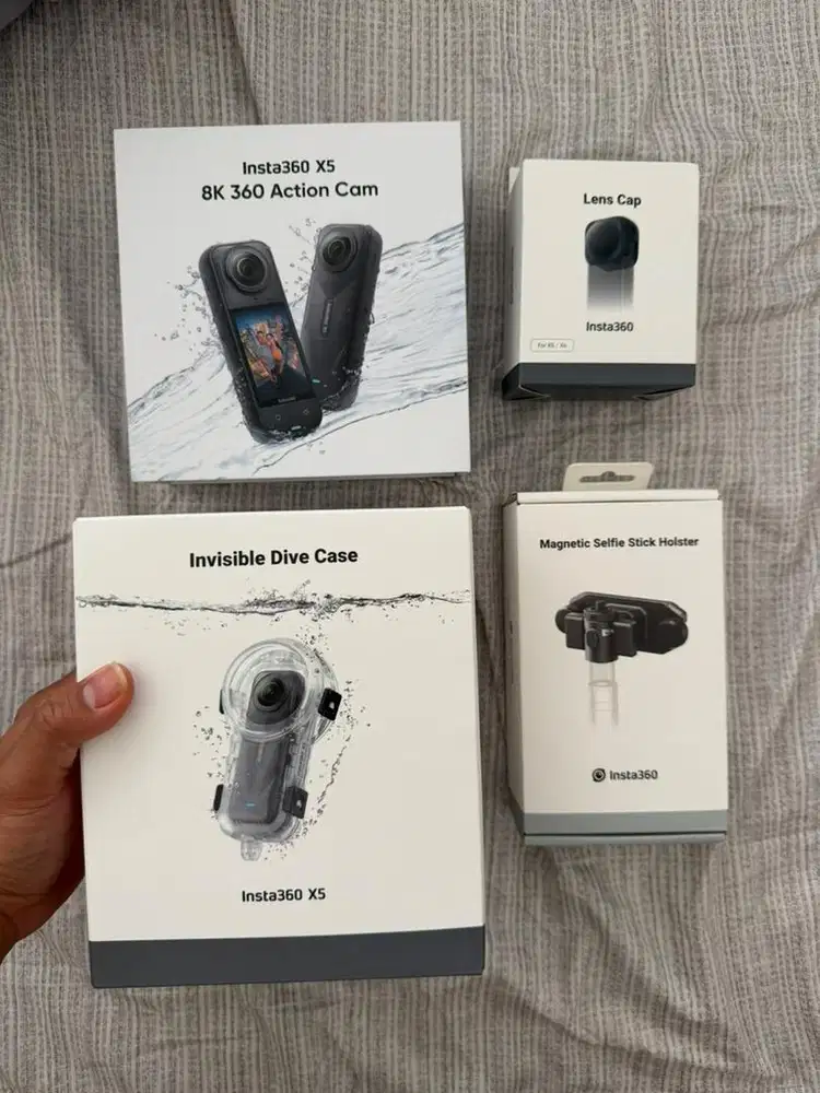 INSTA360 X5 Baru Masih segel - Free Lens Cap&Magnetic selfie stick