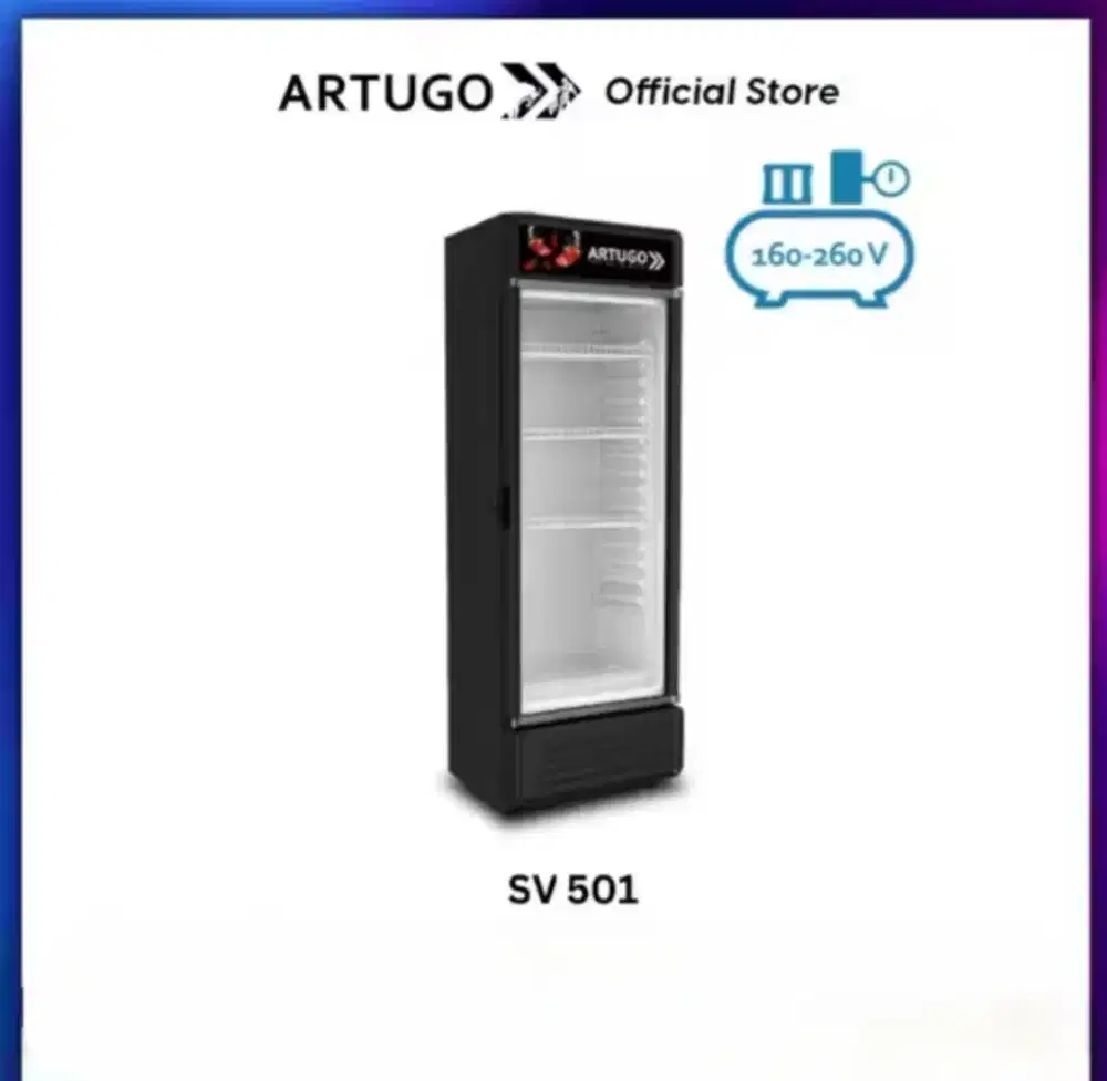 SHOWCASE 1 PINTU ARTUGO SV-501