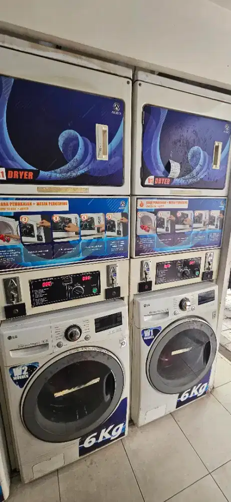 Dijual LAUNDRY STACK WASHER DYER COIN