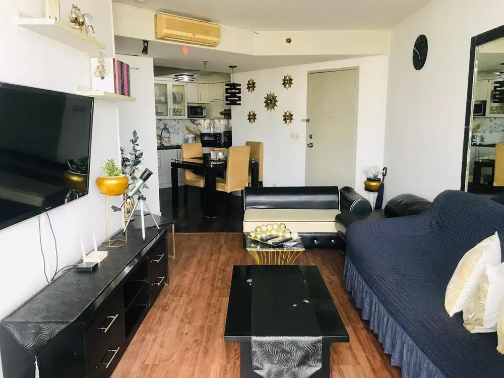 Di sewakan apartemen taman rasuna 2 bed room