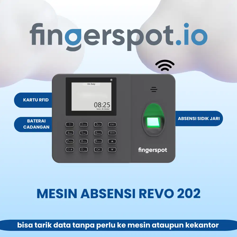 Mesin Absensi Fingerspot Revo W-202BNC