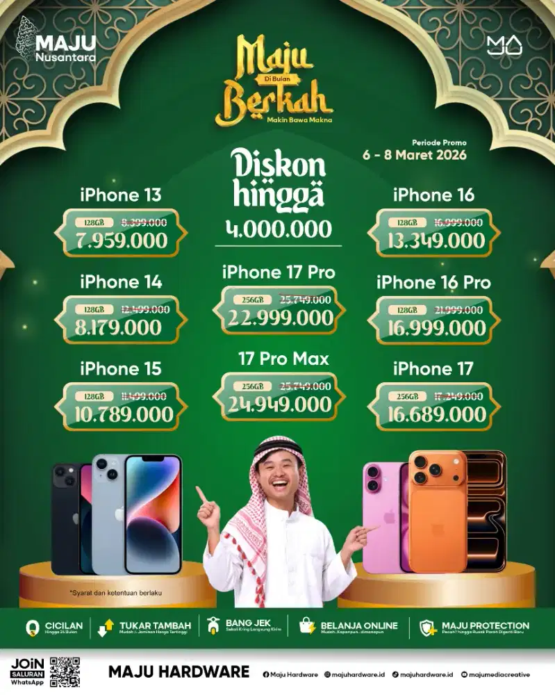 PROMO IPHONE TERMURAAHHHH