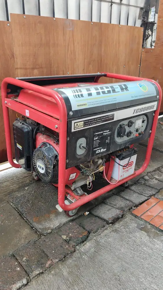 DIJUAL CEPAT Genset Tiger TG8800E 6000 Watt - Kondisi Bagus, Nego