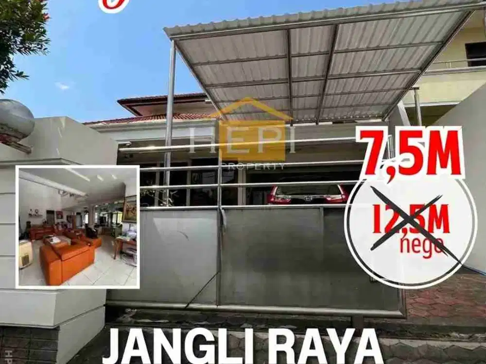 Dijual Rumah Mewah 2 Lantai Candisari Raya Hitung Harga Tanahnya Saja