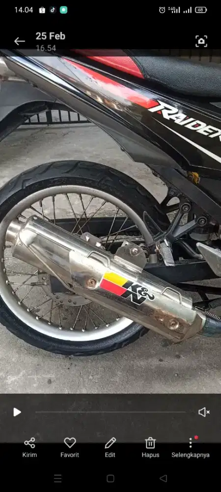 Knalpot racing merdu