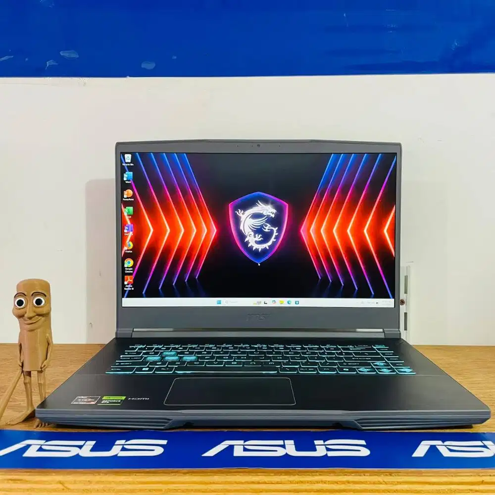 MSI THIN A15-B7UCX // GARANSI RESMI // RTX (4GB)