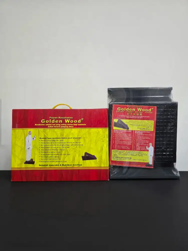 Papan Kesehatan Golden Wood