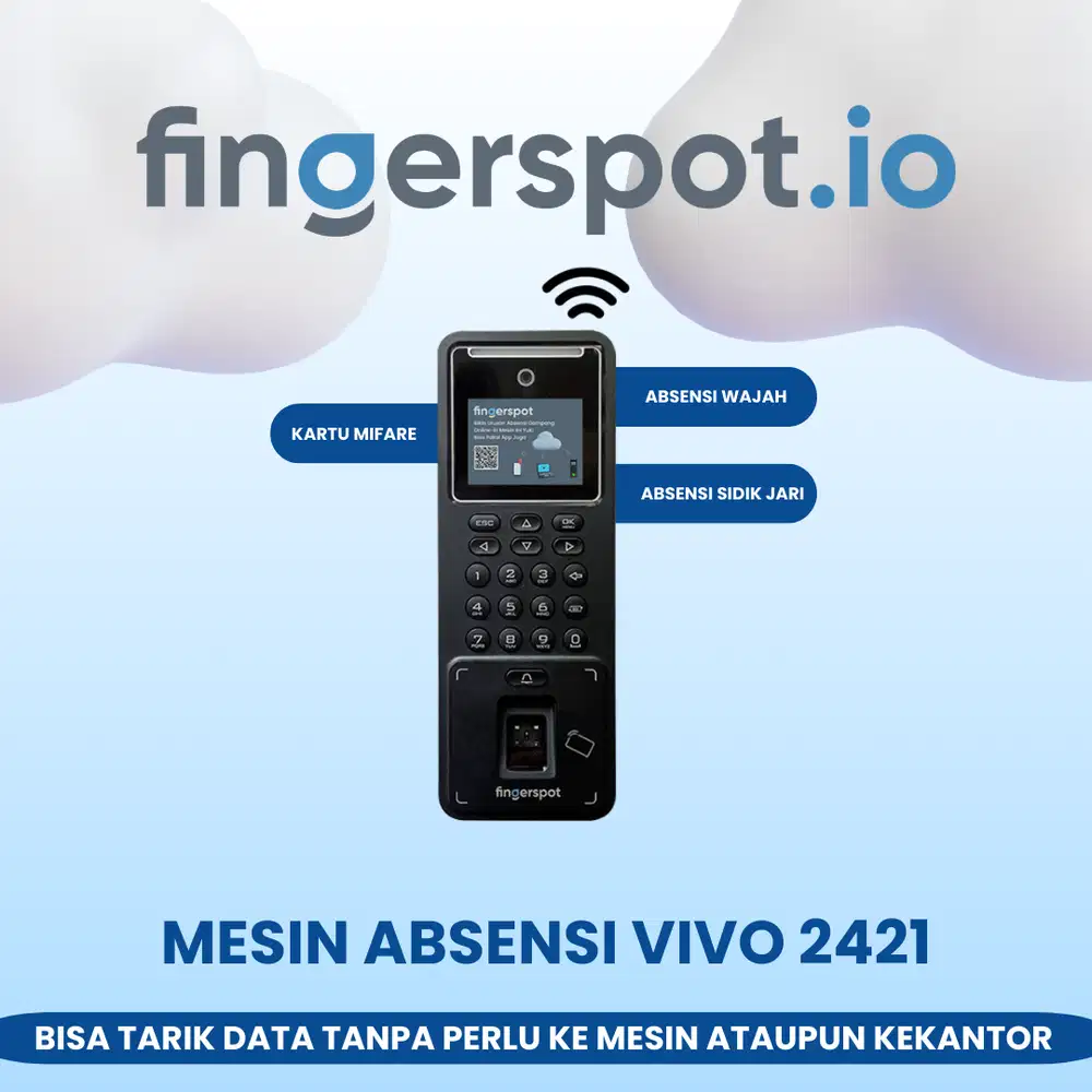 Mesin Absensi Fingerspot Vivo W-2421M