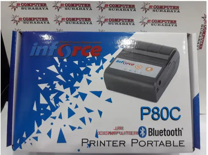 Printer Thermal Bluetooth INFORCE P80C Portable ukuran 80mm