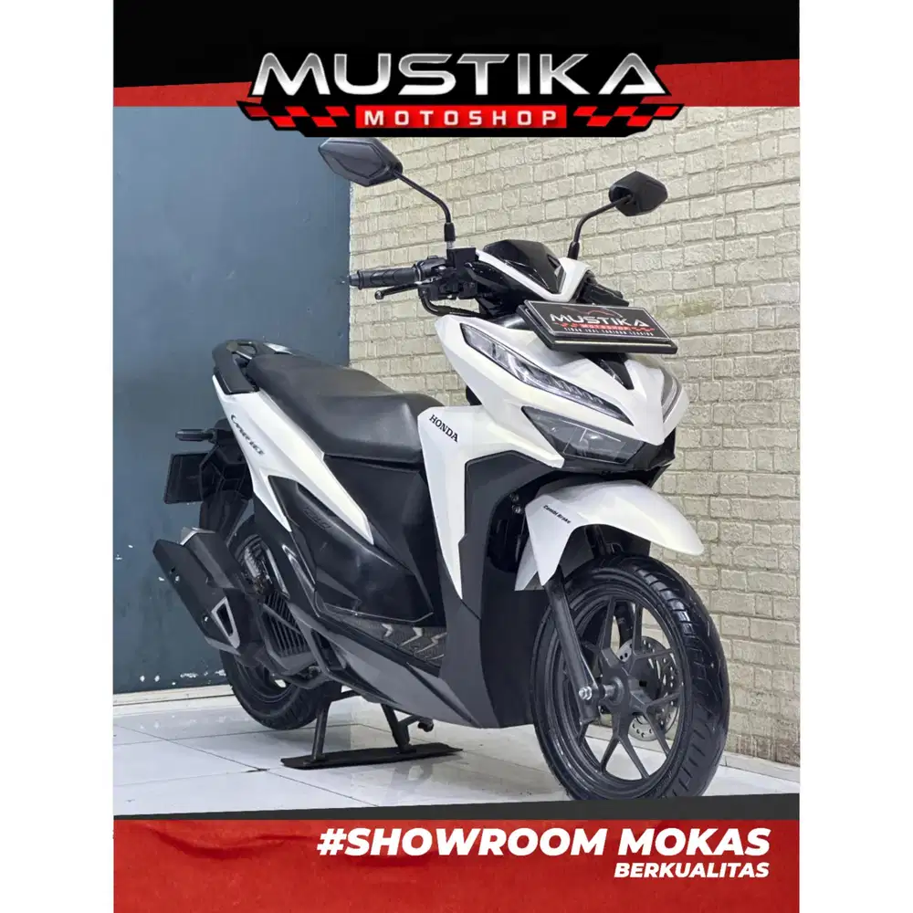 Perfect Condition!!Honda Vario 125 iss 2022 White N Kota Mulus-Mustika
