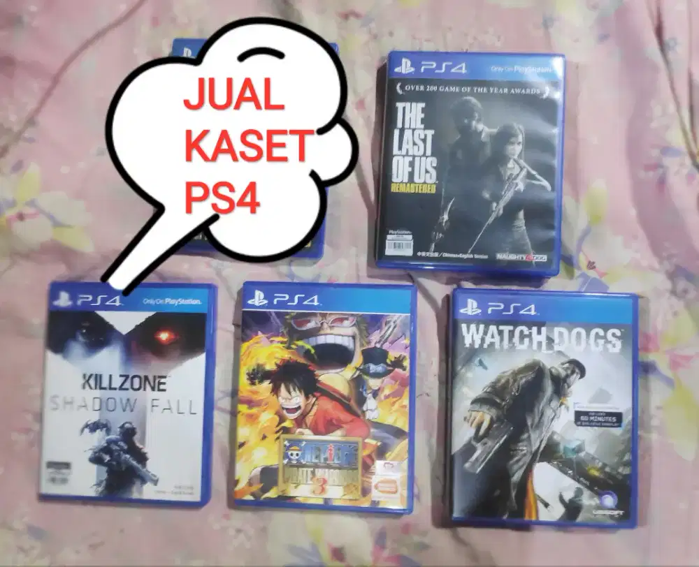 JUAL 4 KASET GAME