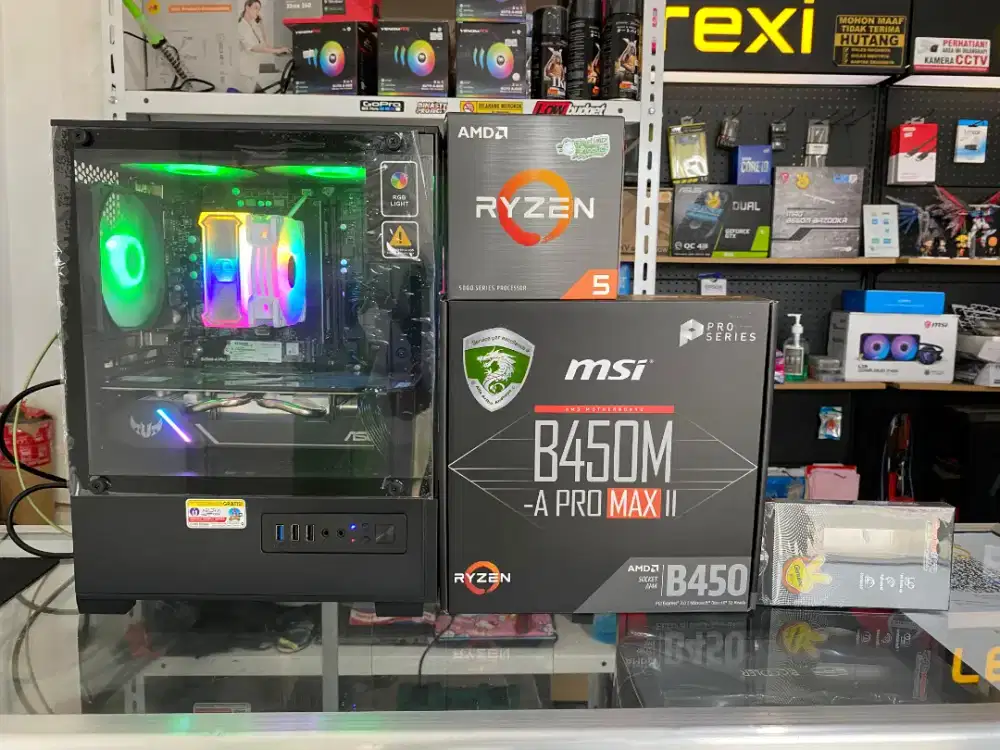 PC GAMING EDITING RENDERING RYZEN 5 5500 | RTX 2060 6GB | RAM 8GB