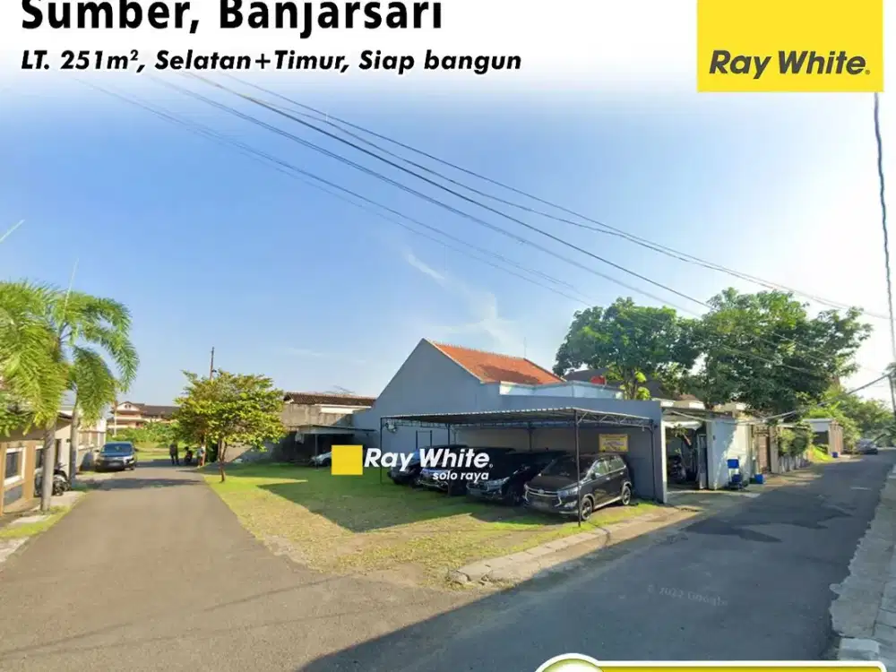 Dijual Tanah Strategis 251meter Siap bangun di Sumber Banjarsari Solo
