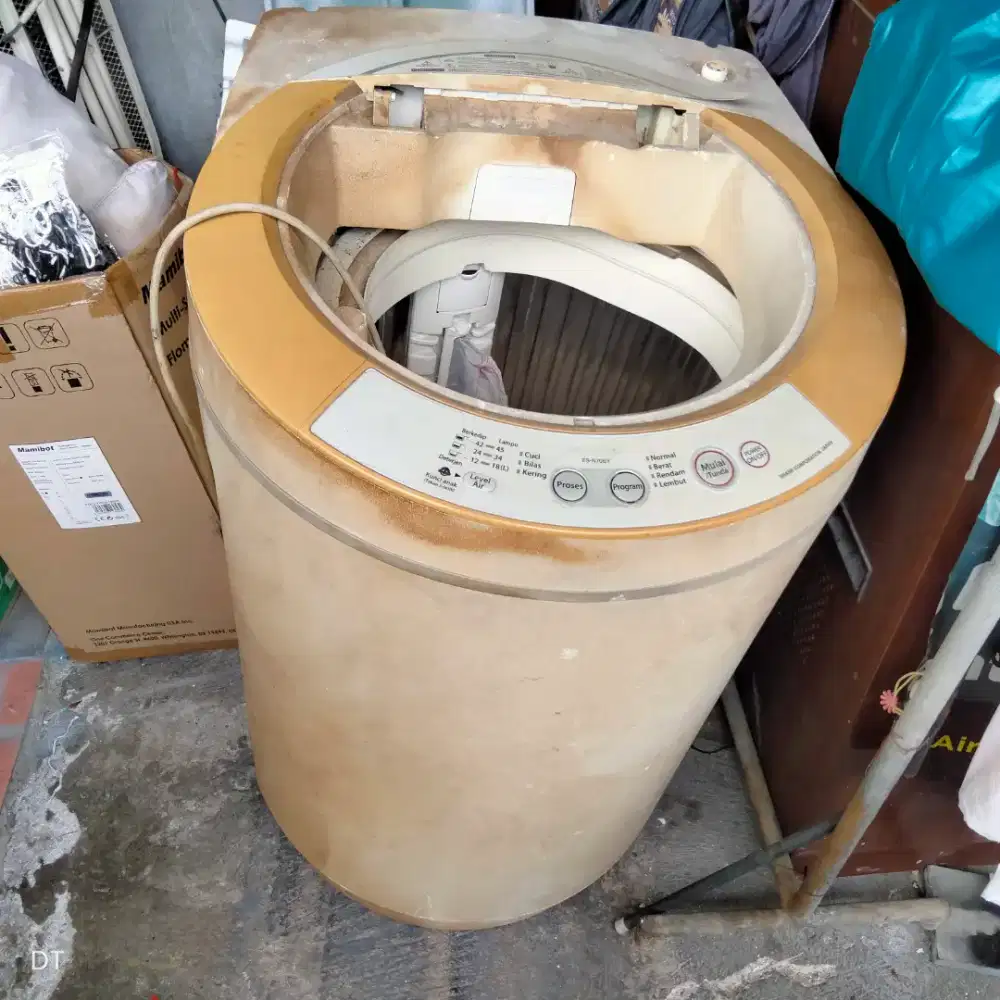 Mesin cuci sharp ES-N70EY-P HIDUP