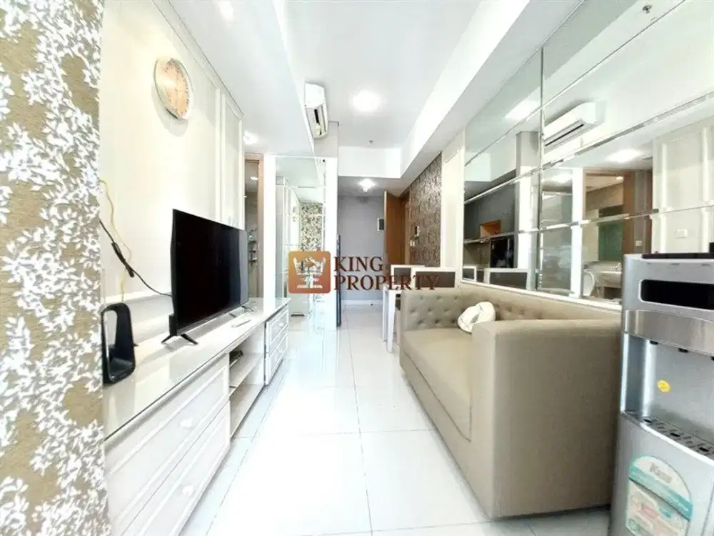 Design Interior Mewah Modern, Disewakan Apartemen Taman Anggrek Residences 2BR Furnished Lengkap Siap Huni, Hanya Jalan Kaki Ke Mall TA, Hublife & CP