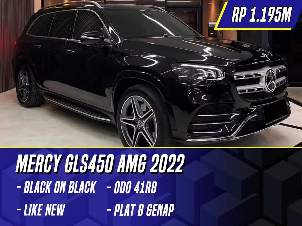 Mercedes Benz GLS450 AMG 2022 Black Hitam Mercy GLS 450