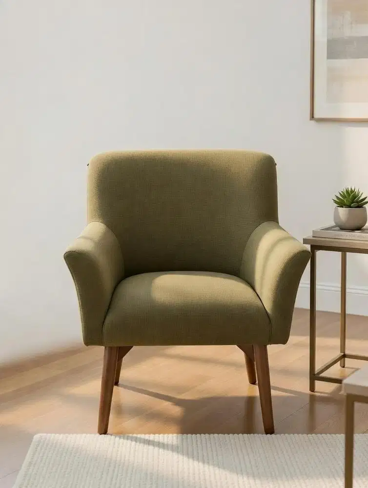 Kursi Single Sofa Fabric Armchair