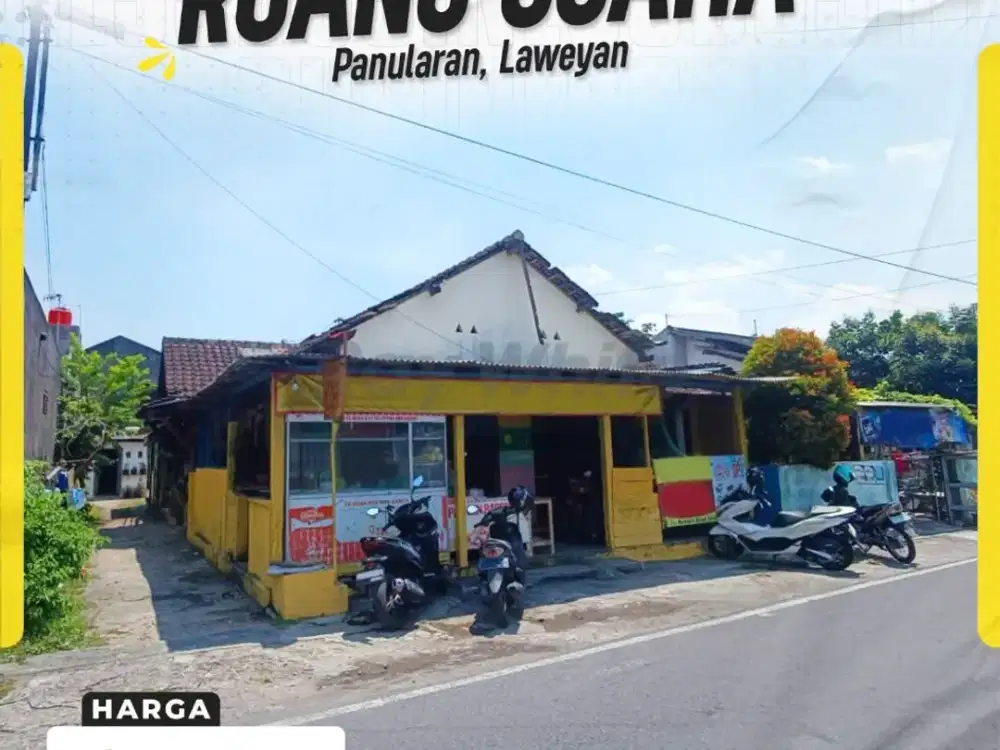 Tanah Hook 113meter Strategis Akses mobil Simpangan di Panularan Laweyan Solo