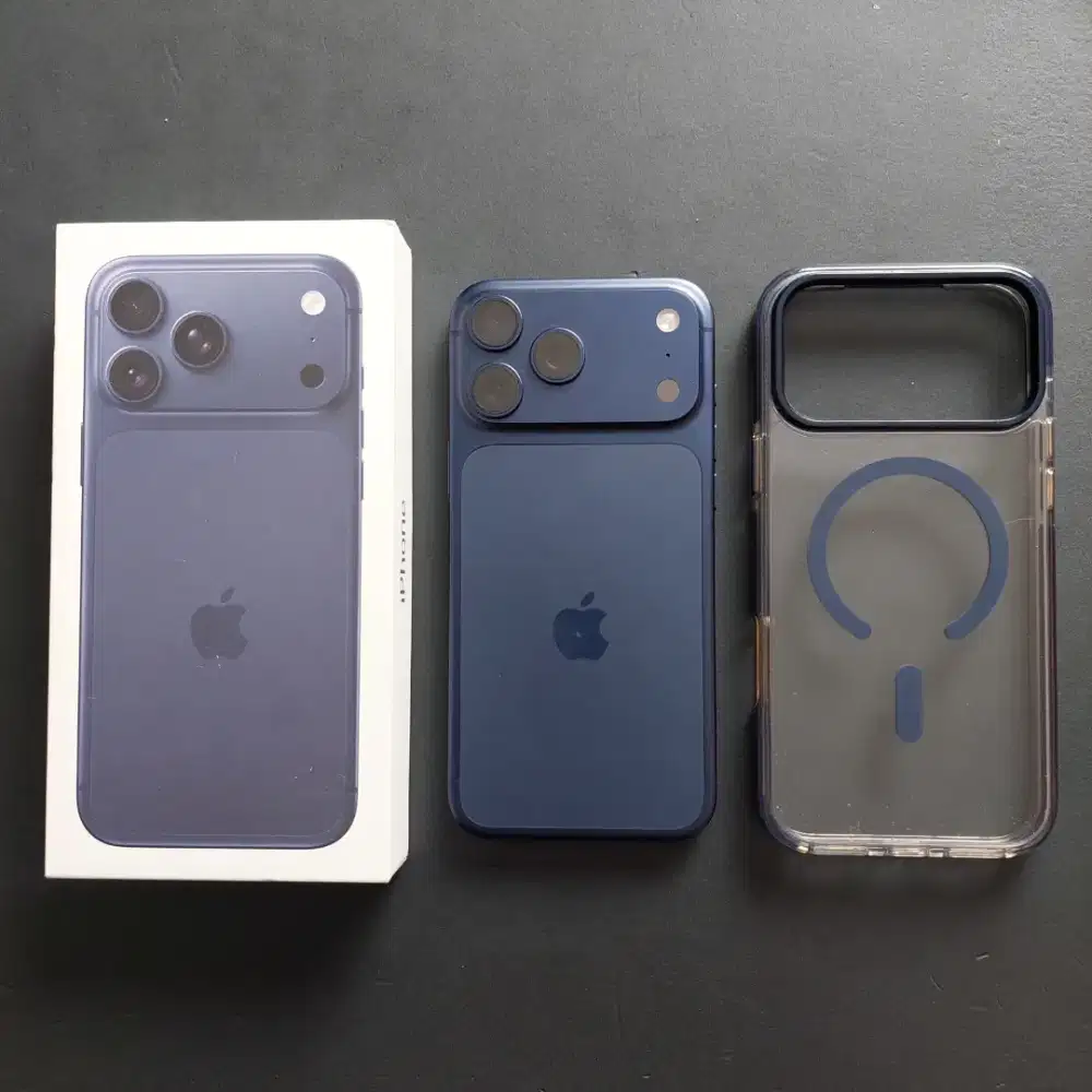 IPHONE 17 PRO MAX 256GB DEEP BLUE GARANSI RESMI IBOX