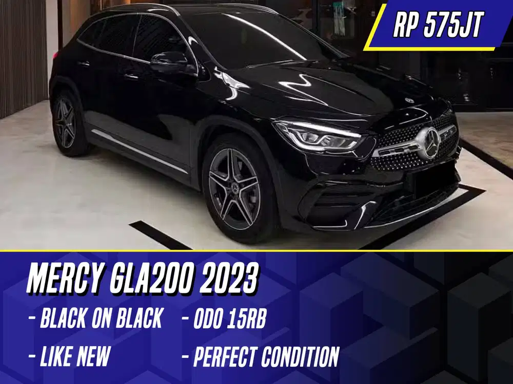 Mercedes Benz GLA200 2023 Black Hitam Mercy GLA 200